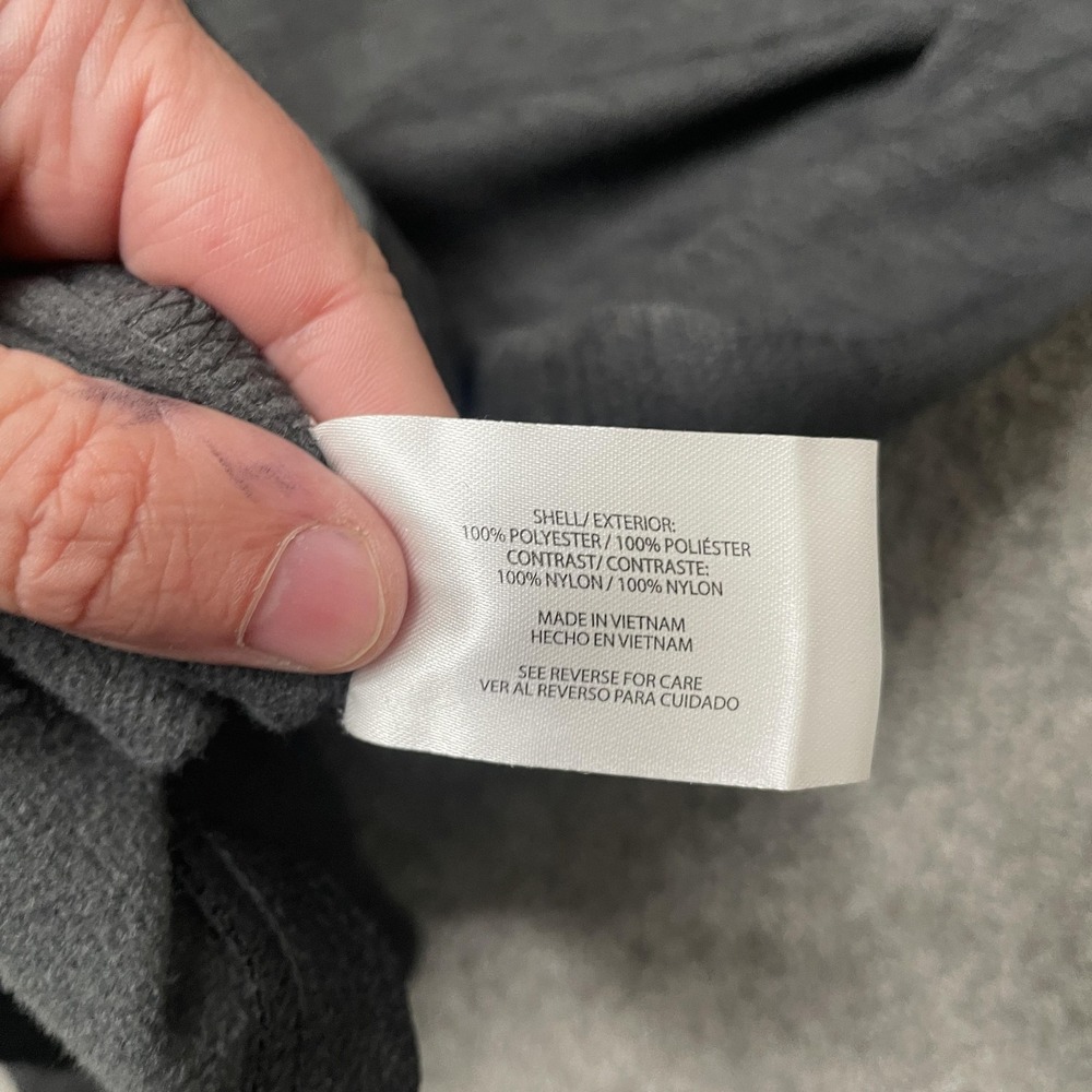 Orvis Jacket Mens 2XL Gray Black Full Zip Softshell Chest Pocket Outdoor - Picture 5 of 7